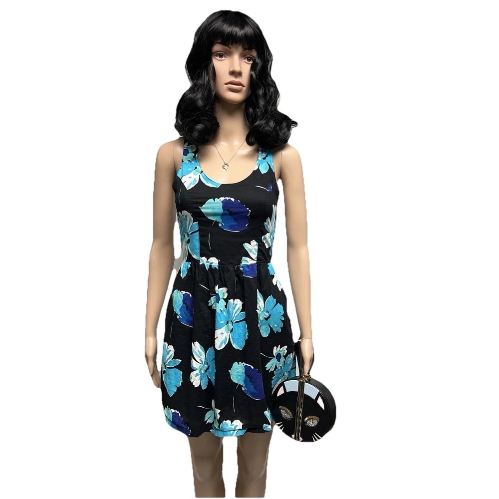 VTG Y2K Dress Short Fit and Flare Sz XS Festival Club Whimsigoth Aeropostale‎